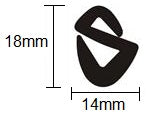 Double U glazing seal per mtr (WSL)