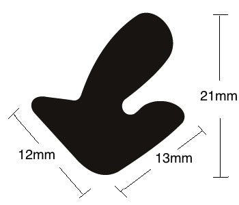 60-B13 (B89) Door Seal per metre