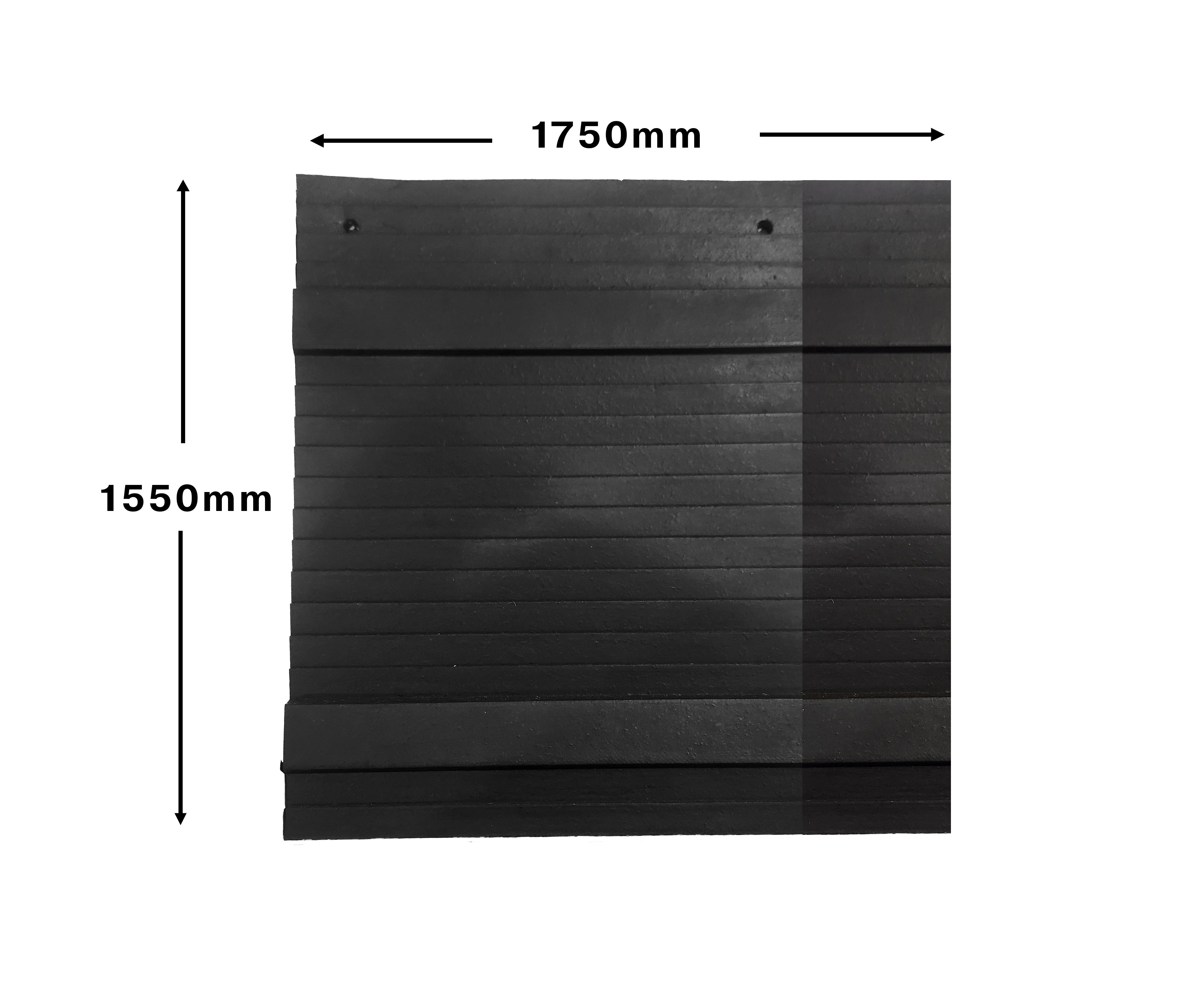 Horse Float Tailgate Mat Chunky 1750 wide x 1500mm