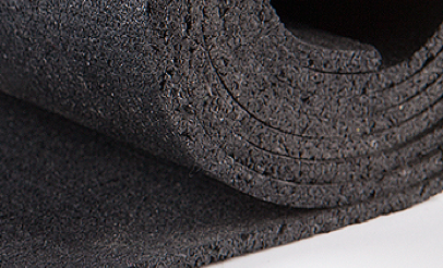Anti Slip Matting Recycled Black per mtr