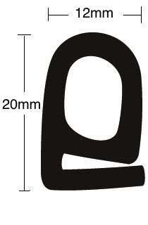 39-159R (B169) Door Seal per metre