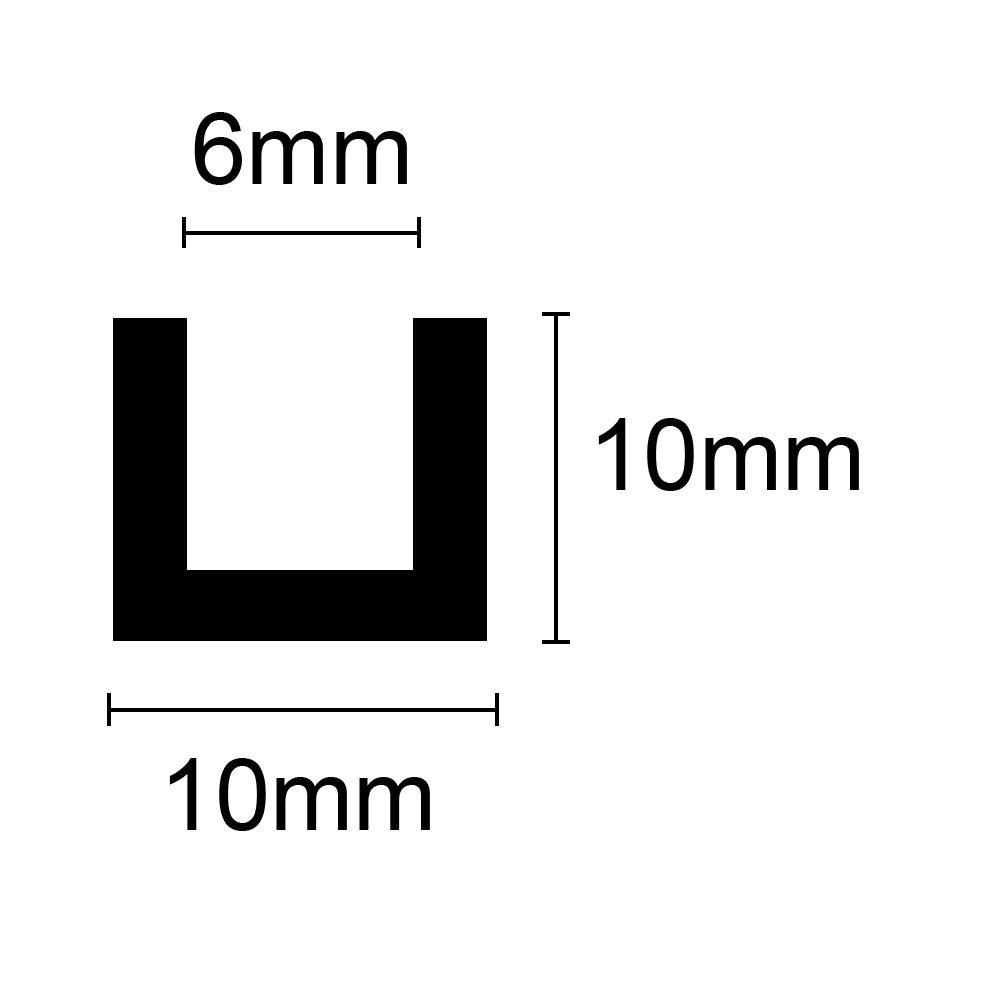 U Shape 39-670 (593) per metre