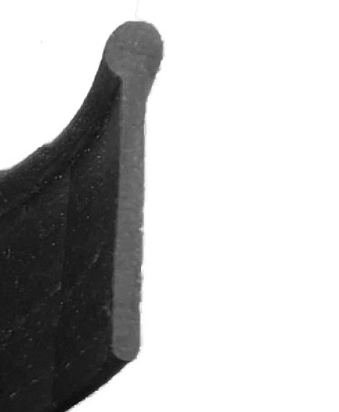 Solid Rubber Beading per metre