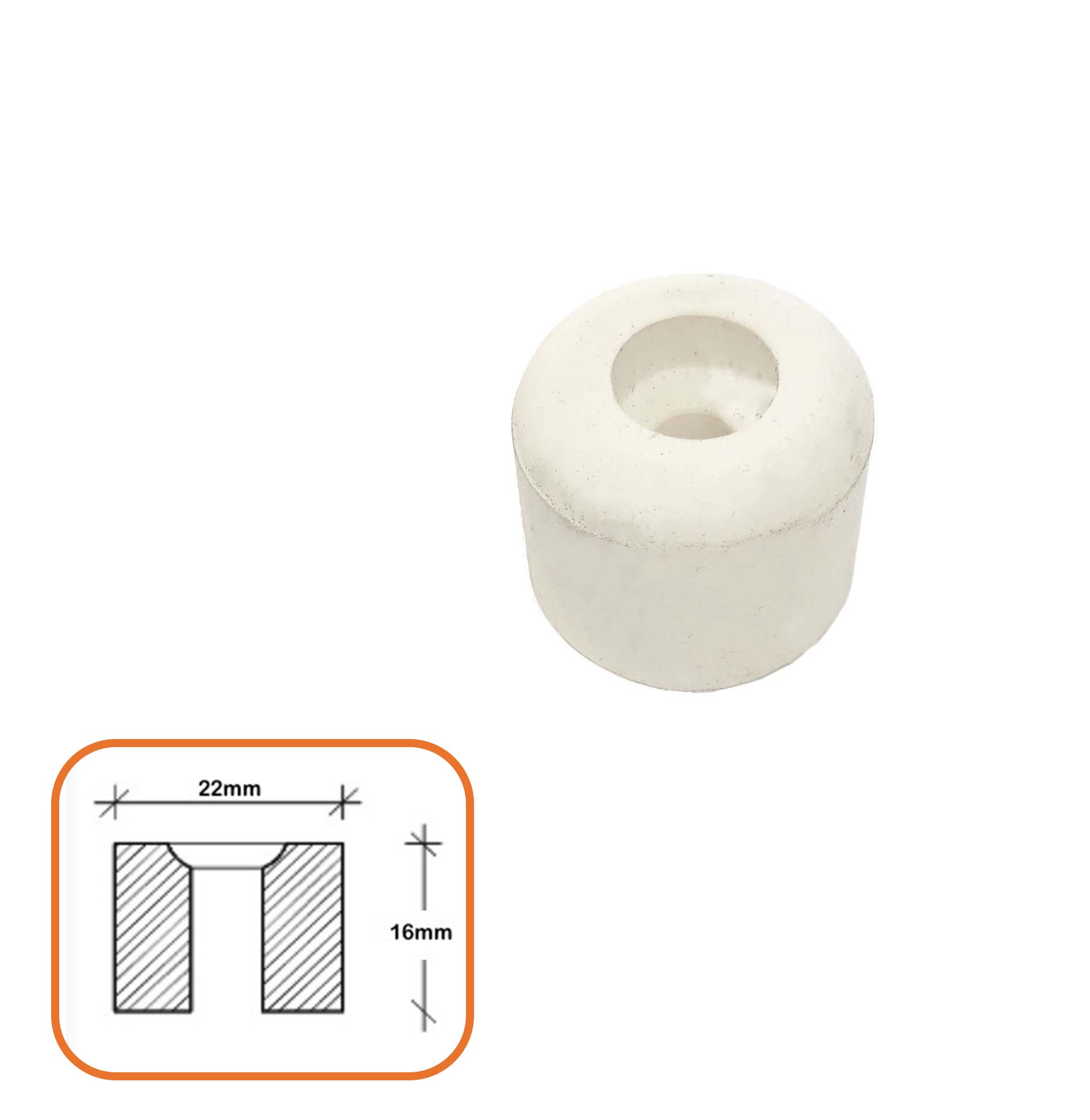 Rubber Door Stops each