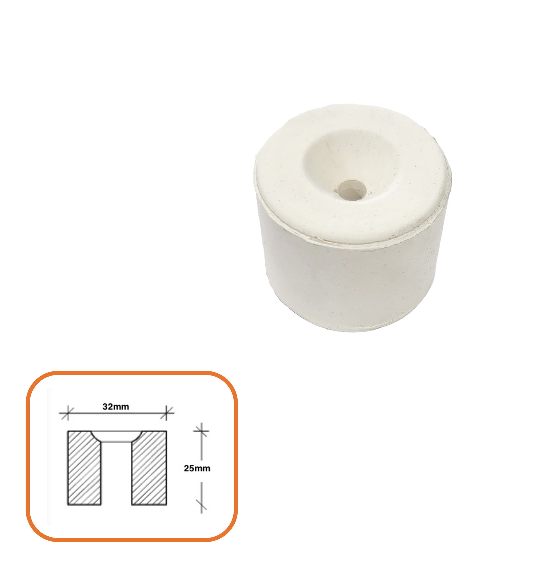 Rubber Door Stops each