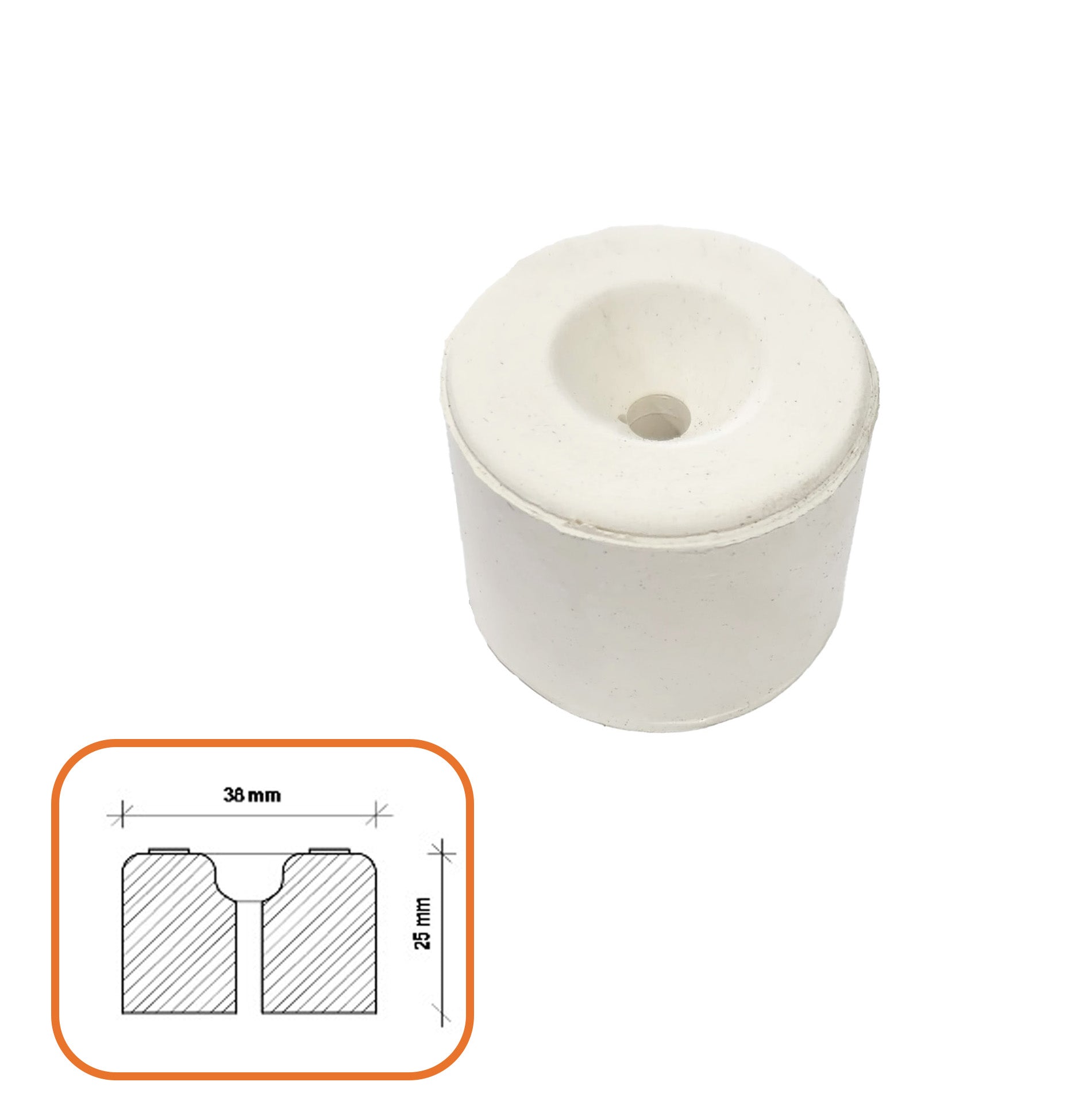 Rubber Door Stops each