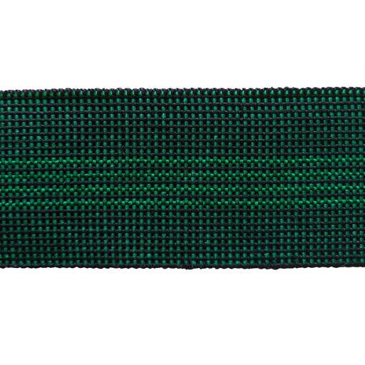 Green Elastic 4 Stripe Webbing per metre