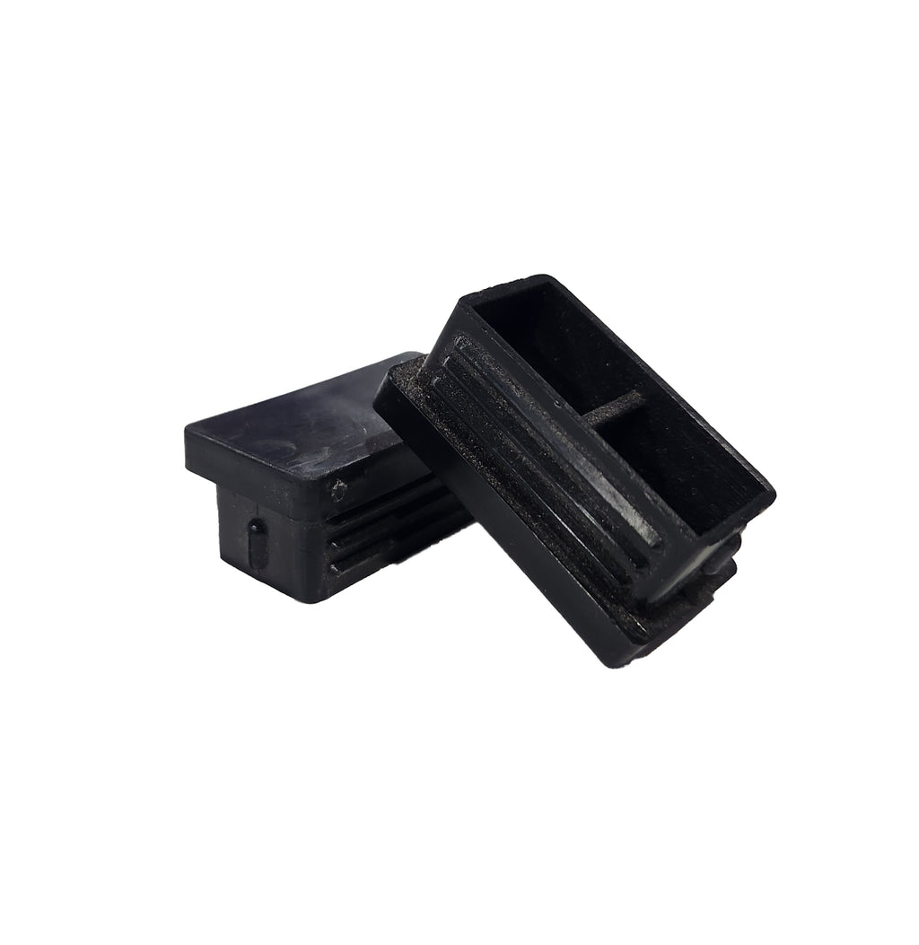 Plastic Rectangle Inserts| Great for Capping Steel Rods, Fence Panels