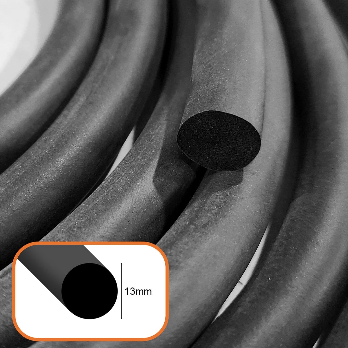 EPDM Sponge - Round per mtr
