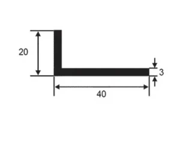 L Shape per metre