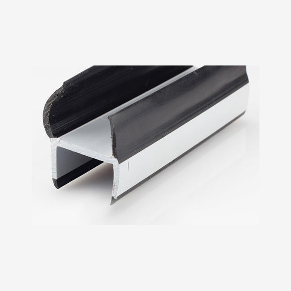 PVC Container Door Seal 21mm H Grey & Black 3mtr